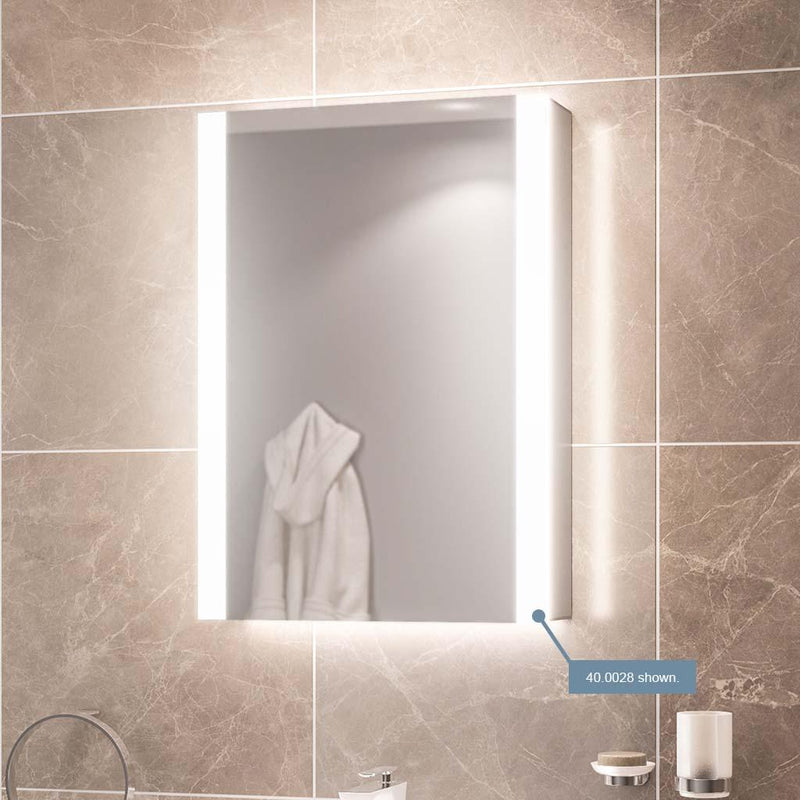Caldini 350 x 450 x 130 LED 1 Door Mirror Cabinet