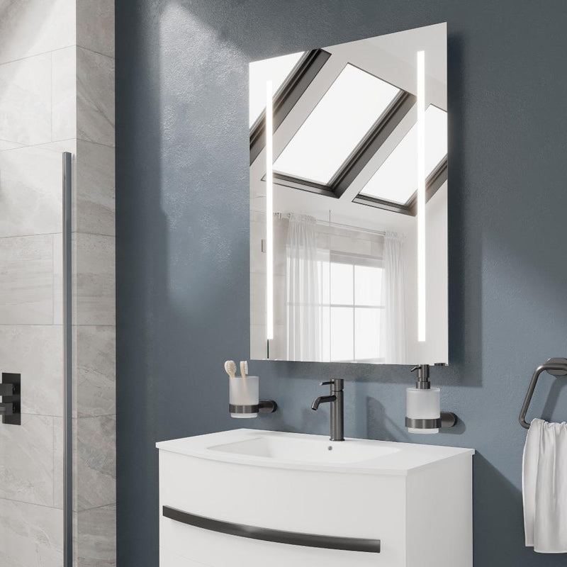 Terrizzo 500x700mm Battery Mirror