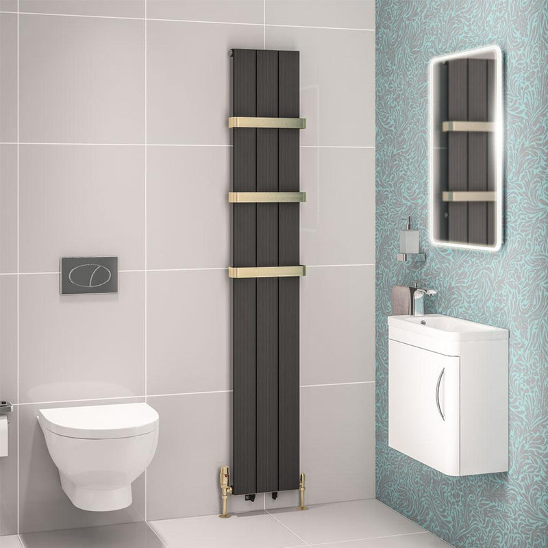 Mersey 1800 x 280 Aluminium Radiator