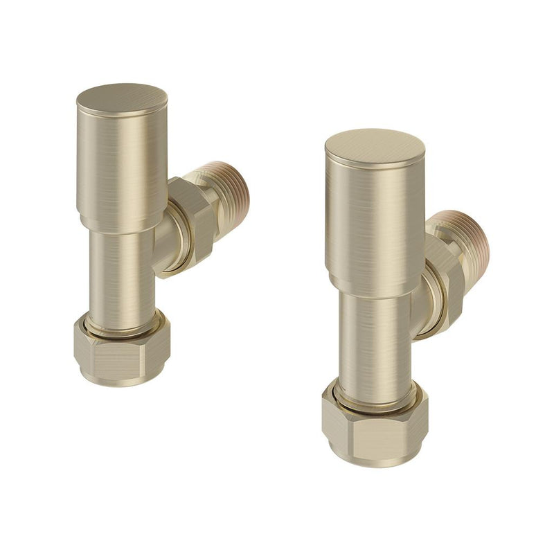 Angled Radiator Valves (pair)