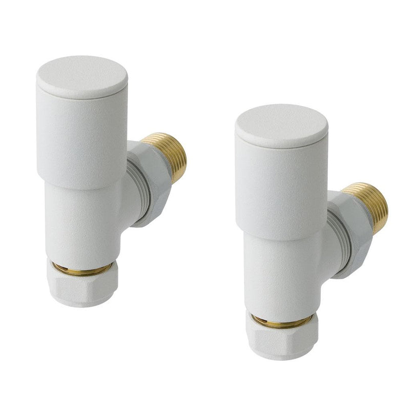 Angled radiator valve (pair)