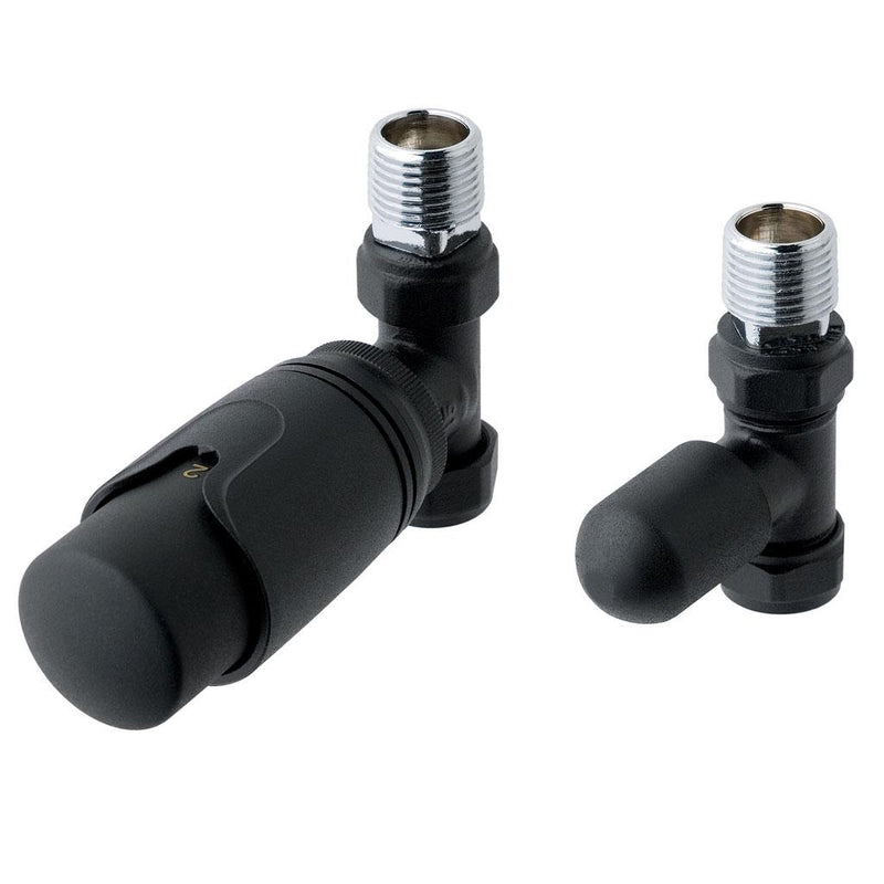 15mm Straight TRV and Lockshield Valve
