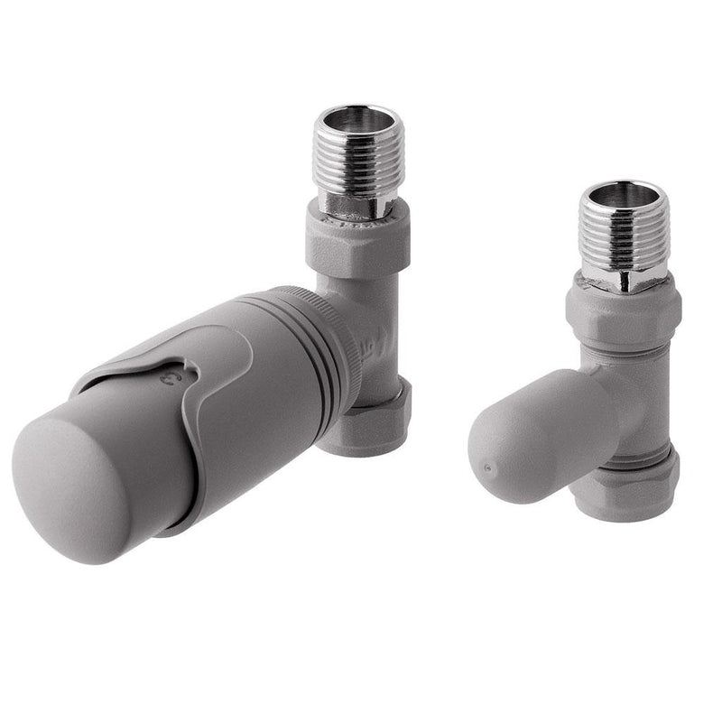 15mm Straight TRV and Lockshield Valve