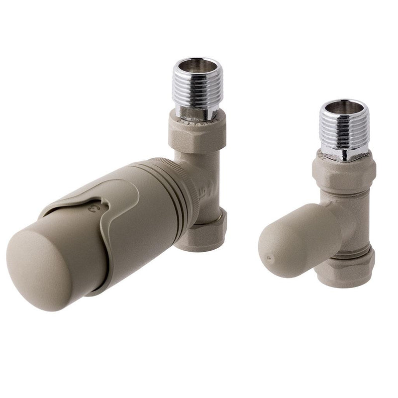 15mm Straight TRV and Lockshield Valve
