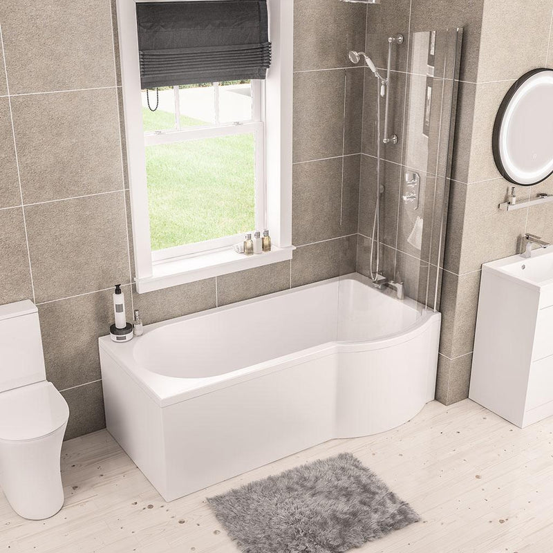 Portland P-Shape 1500x850x750 RH (400) 5mm
