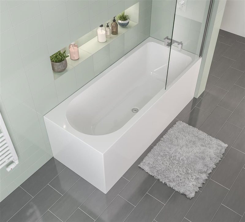 Biscay Shower Bath RH 1800x800 5mm