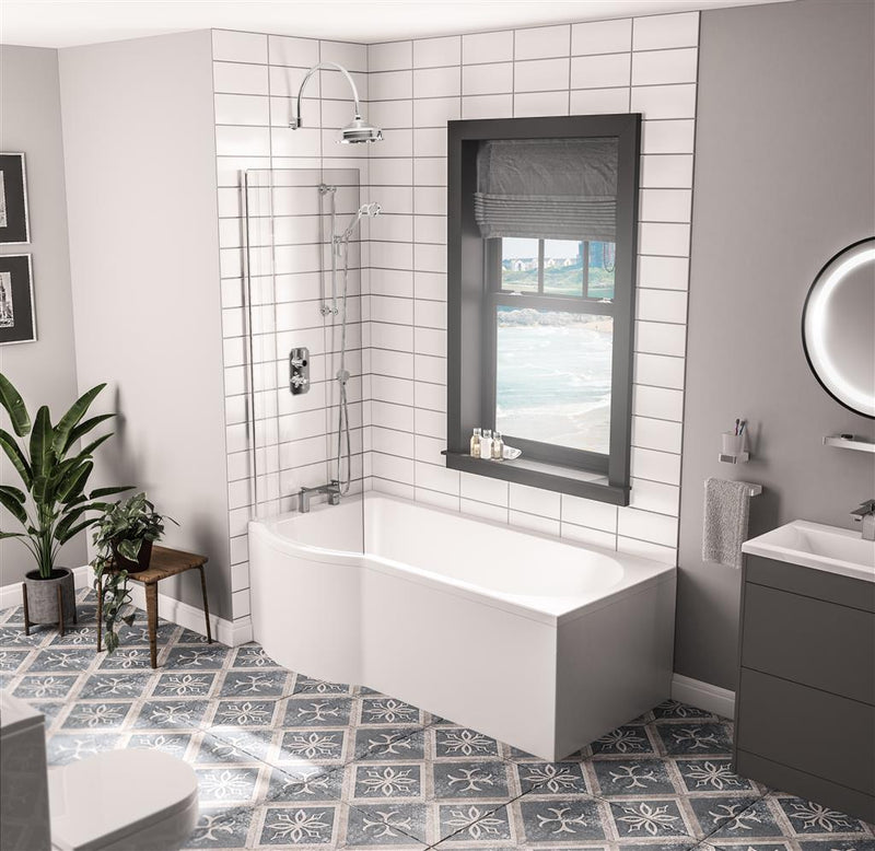 Portland P-Shape 1500x850x750 LH Beauforte