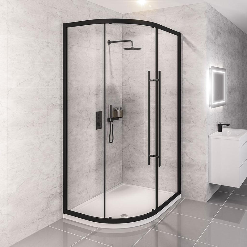 Vantage 2000 easy clean o/s quadrant 1000x800mm