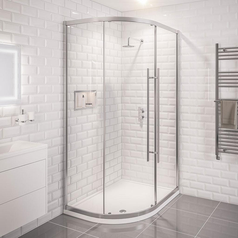 Vantage 2000 easy clean offset quadrant 1100 x 900