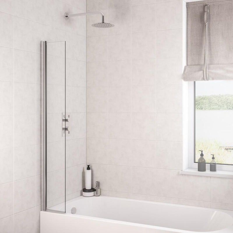 6mm hinge bath screen 300 x 1400