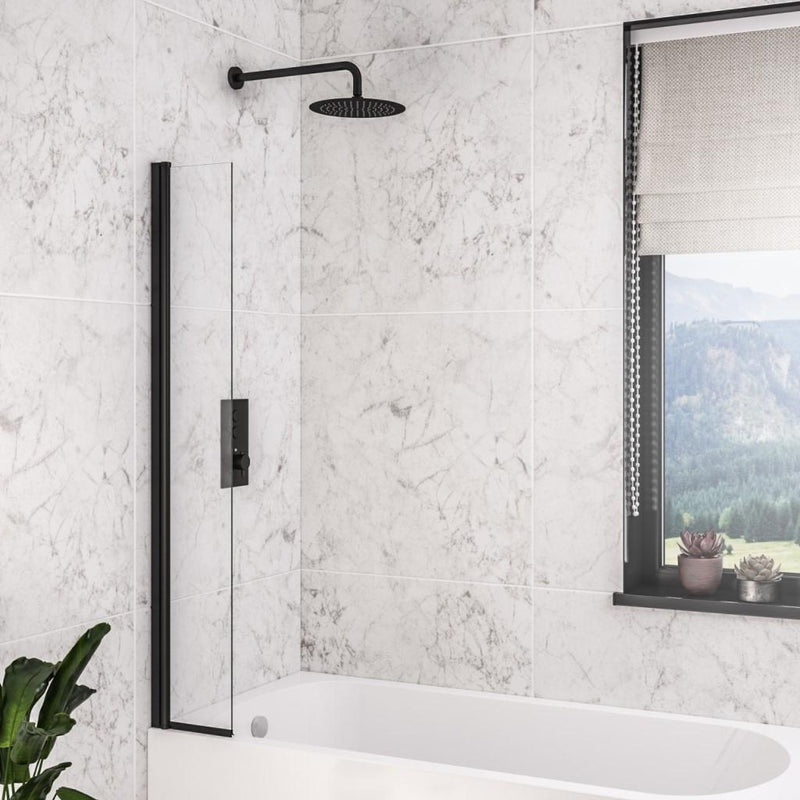6mm hinge bath screen 300 x 1400