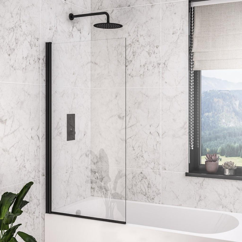 6mm hinge bath screen 800 x 1400