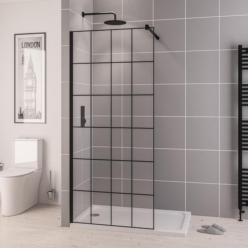 Vantage 2000 8mm framed walkin panel 760 x 2000