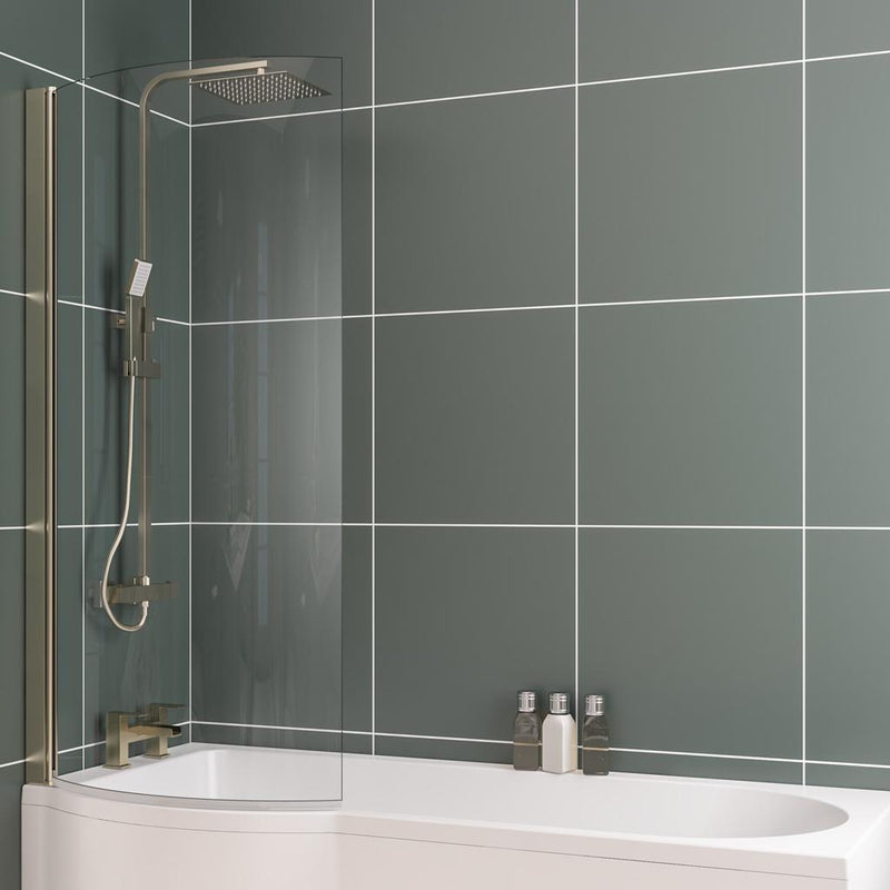 P Shape Bath Screen LH
