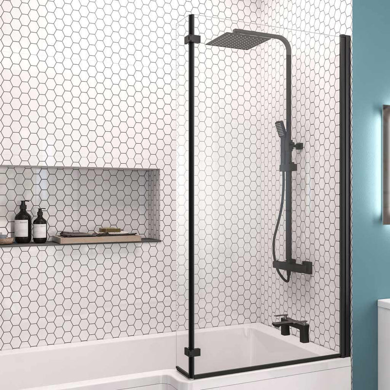 L shaped Bath Screen RH