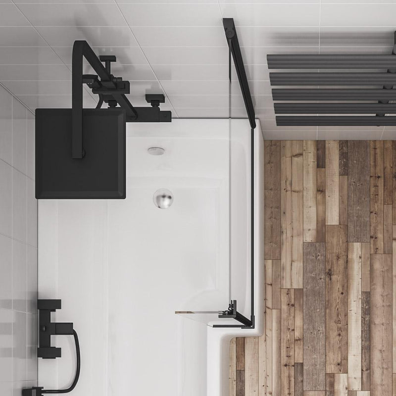 L shaped Bath Screen RH