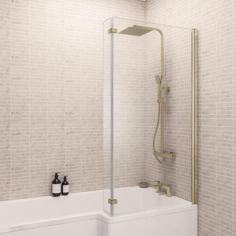 L shaped Bath Screen RH