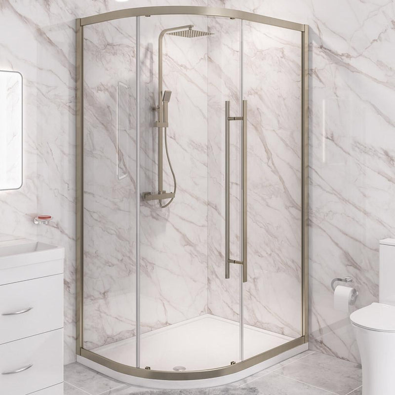 Vantage 2000 Easy Clean Offset Quadrant 1400x800mm