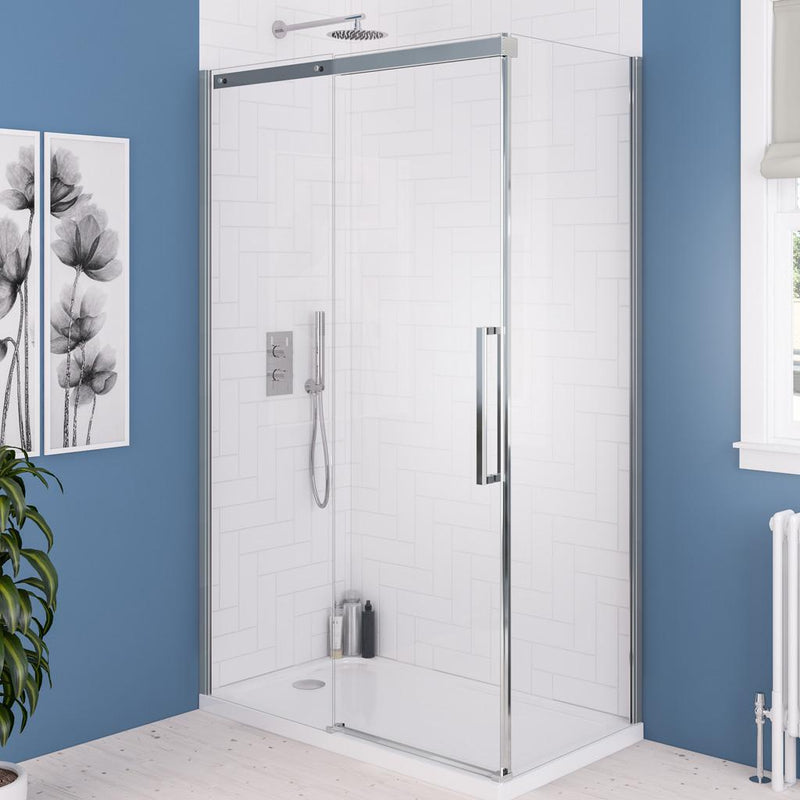 Corniche 2000x1400 8mm Semi-Frameless Sliding Door