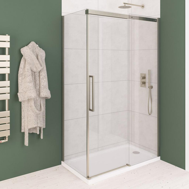 Corniche 2000x1700 8mm Semi-Frameless Sliding Door