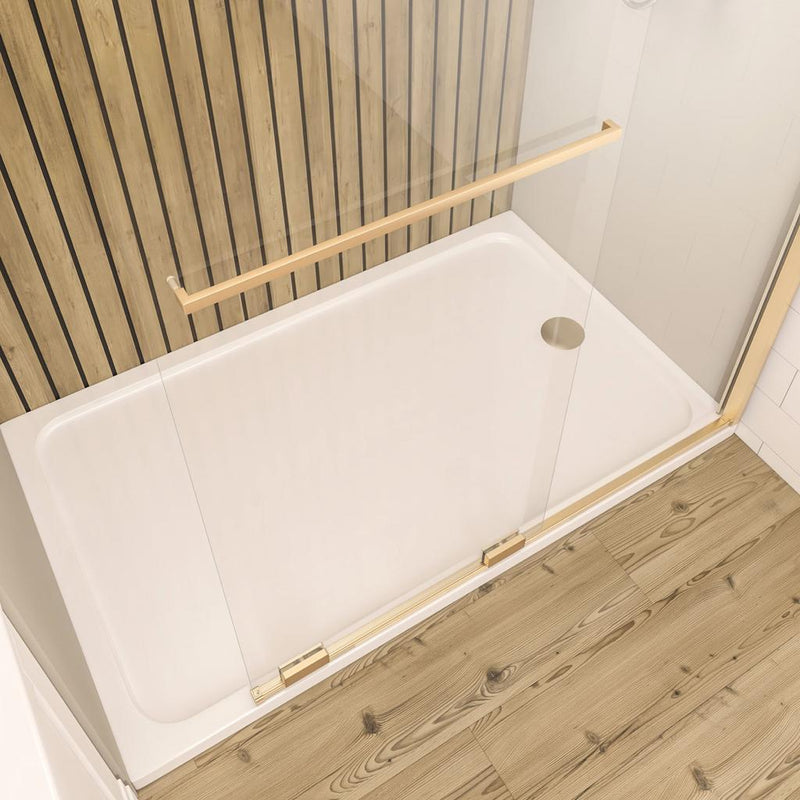 Corniche 2000 8mm Soft Close Walk in 1400 Slider RH