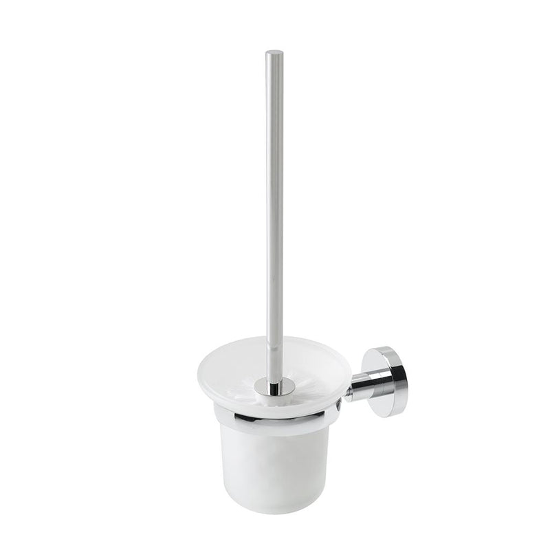 Genoa glass brush holder