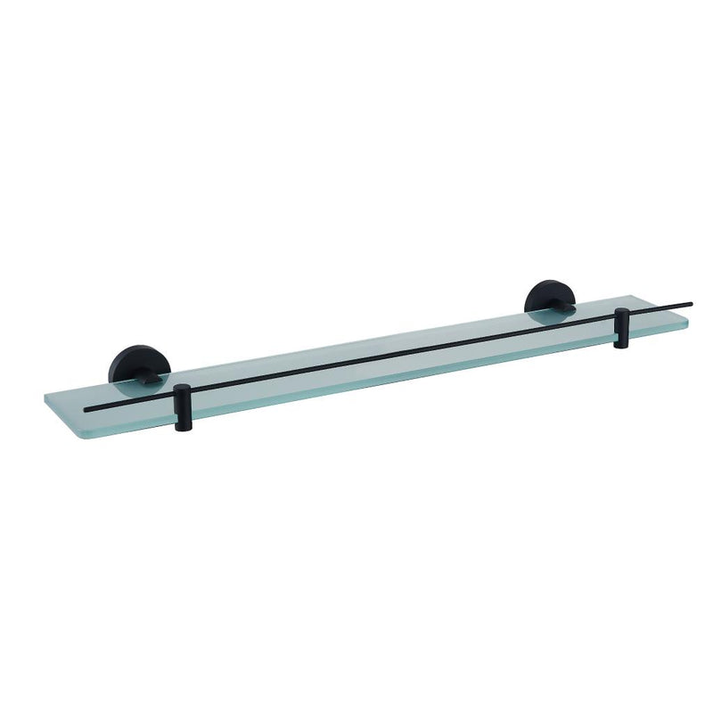 Genoa glass shelf with barrier