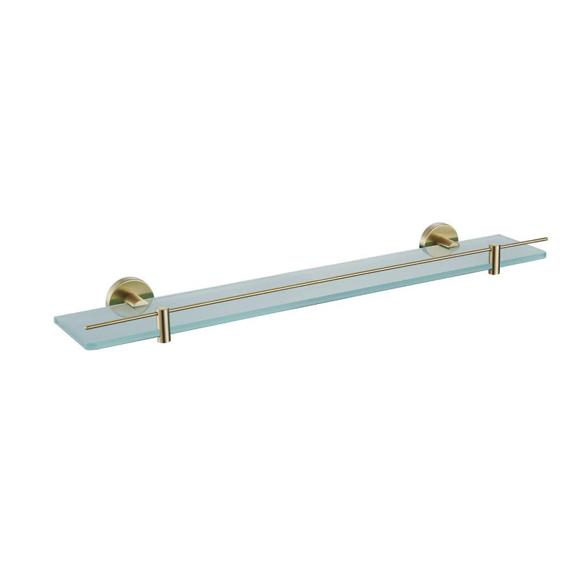 Genoa glass shelf with barrier