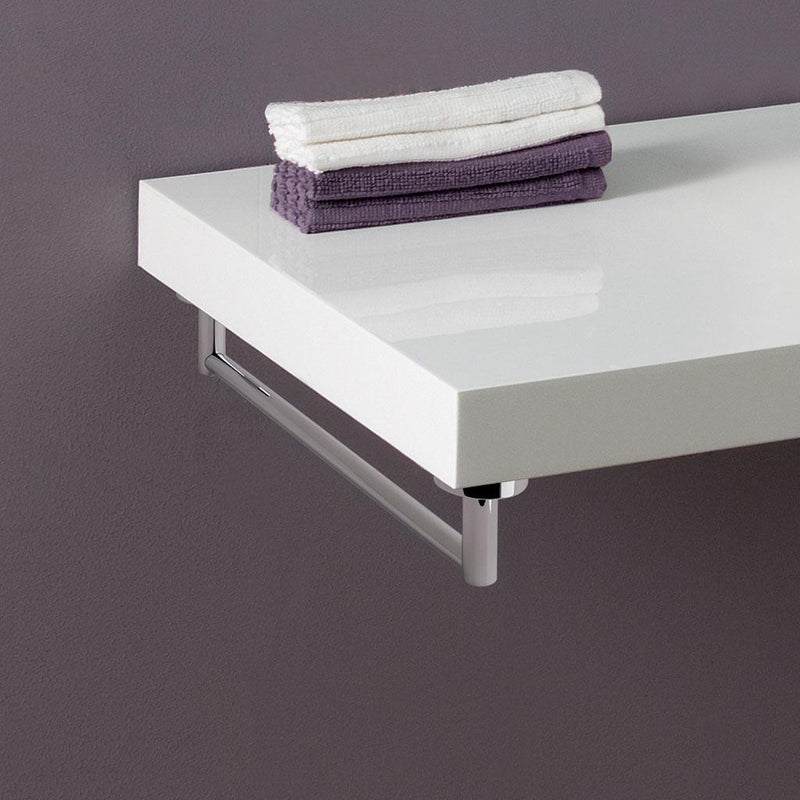 Single towel rail 450mm