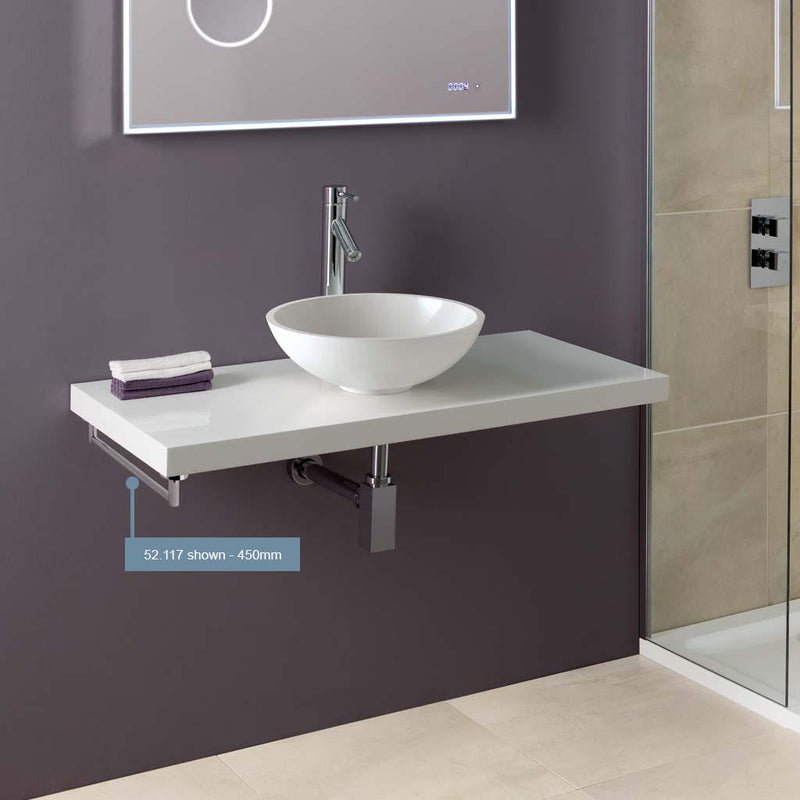 Single Towel Rail 750mm