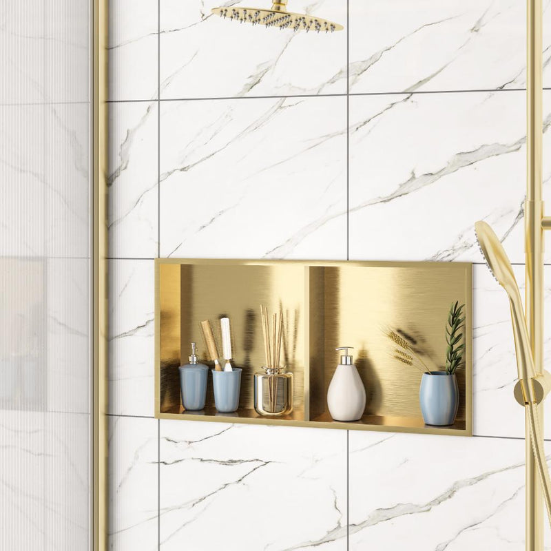 Shower Niche with Shelf 600x300