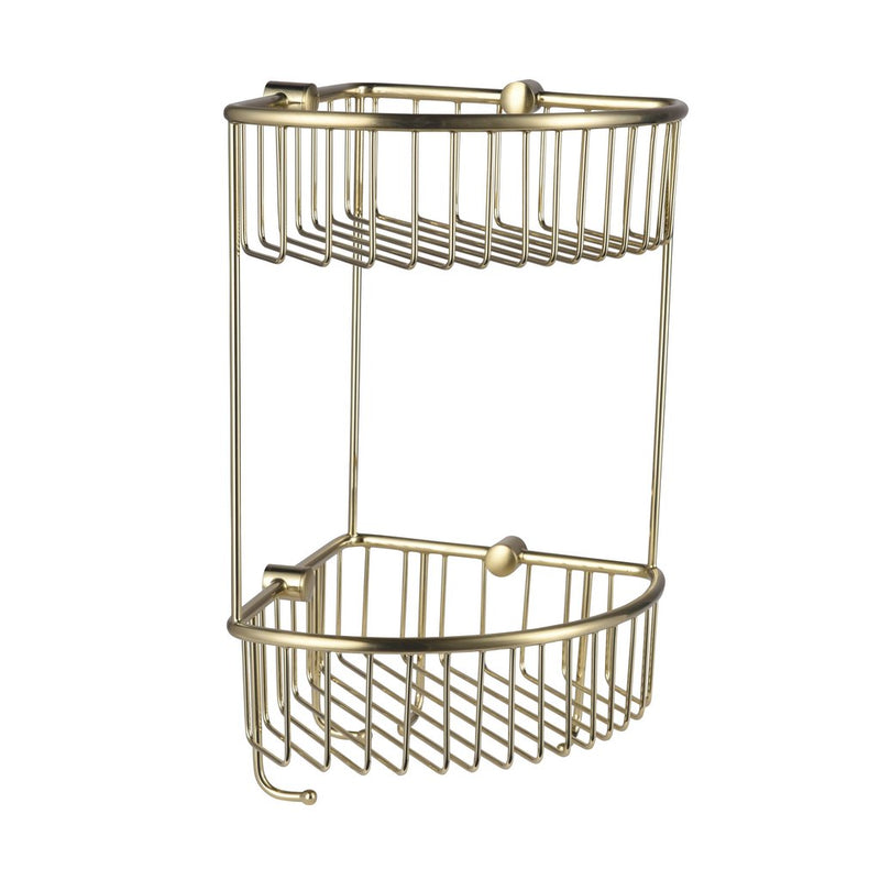 Double corner basket