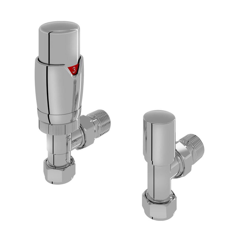 Angle Designer TRV with Lockshield 15mm
