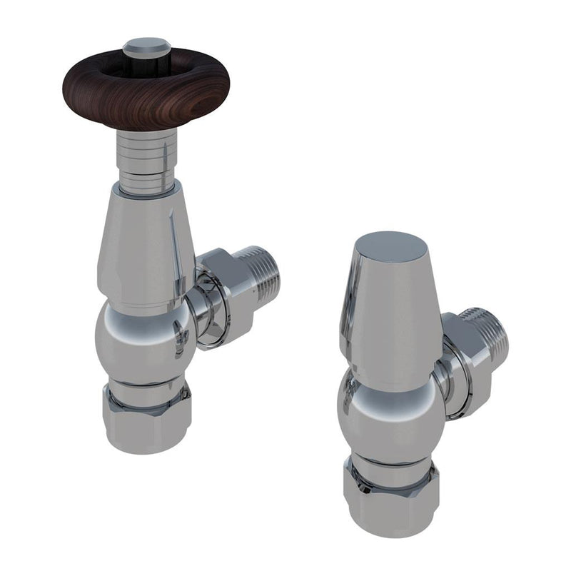 Angle Traditional TRV with Lockshield 15mm