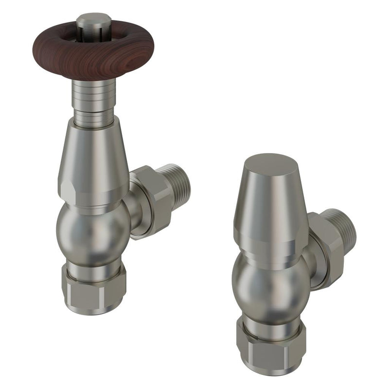 Angle Traditional TRV with Lockshield 15mm