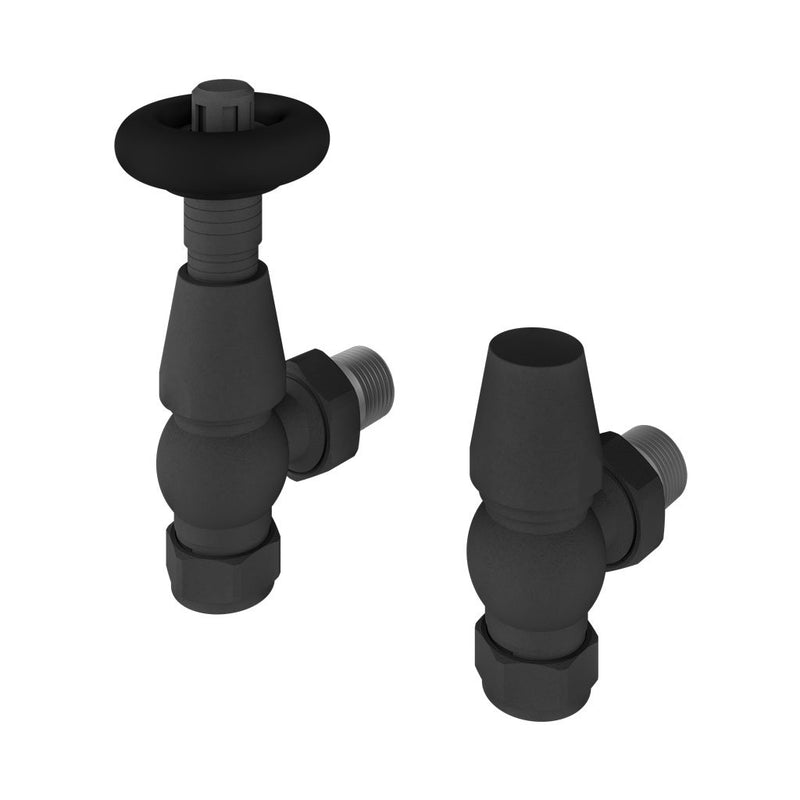 Angle Traditional TRV with Lockshield 15mm