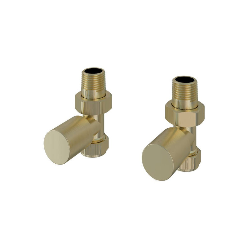 Straight Radiator Valves (pair)