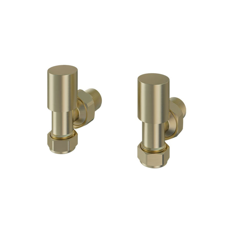 Angled Radiator Valves (pair)