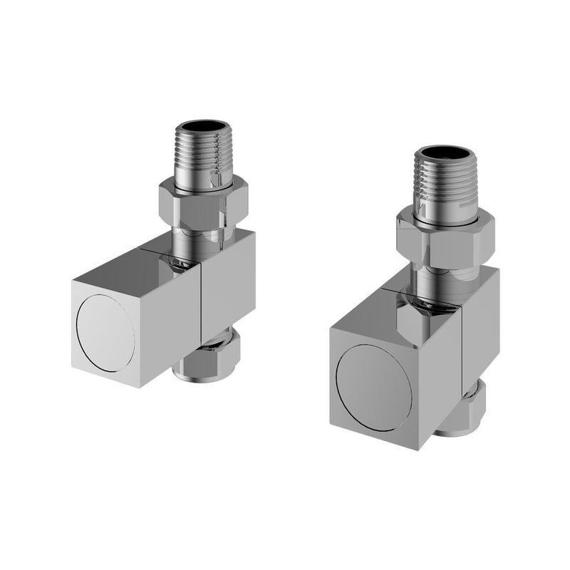 Straight Square Radiator Valves (pair)