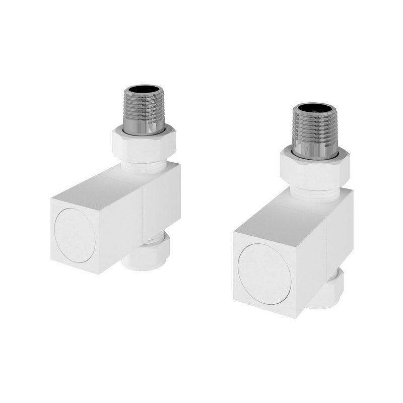 Straight Square Radiator Valves (pair)