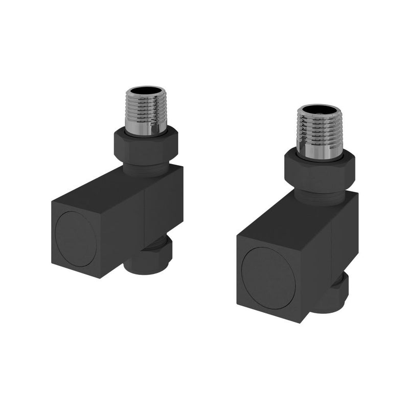 Straight Square Radiator Valves (pair)