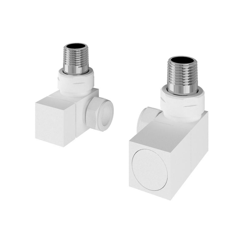 Corner Square Radiator Valves (pair)