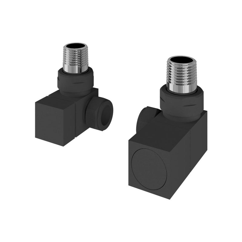 Corner Square Radiator Valves (pair)