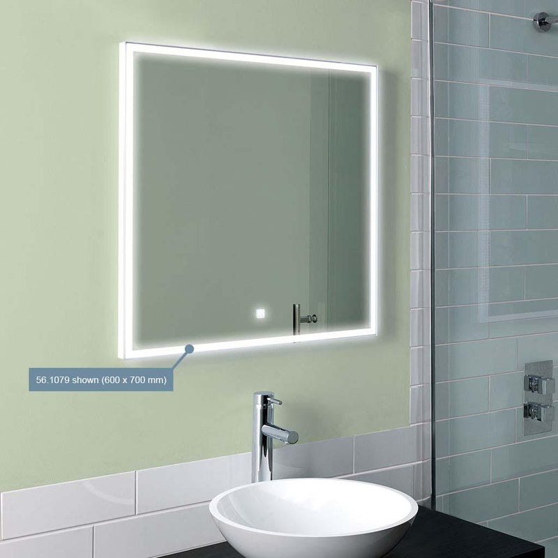 Esk 700 x 700 LED mirror