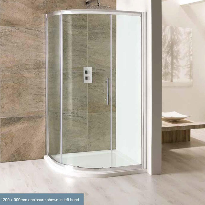 Volente 1200x900 single door offset quad