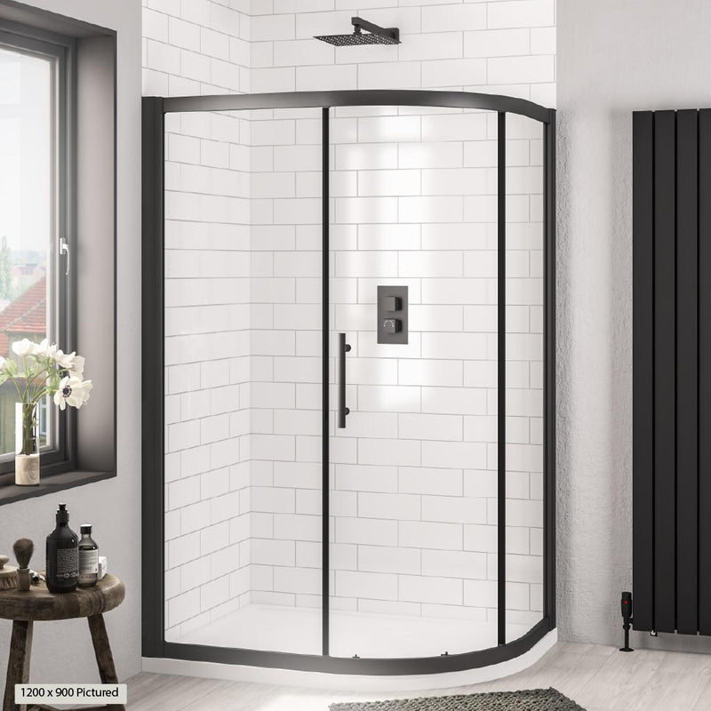 Volente 900x760 single door offset quad