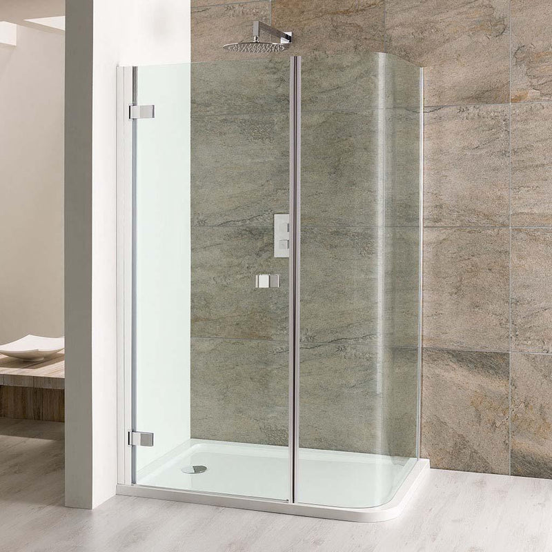 Volente 1200x800 curved corner - fixed panel
