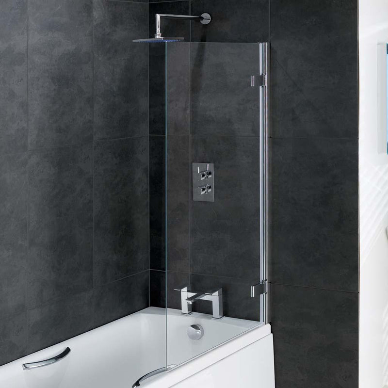 Volente 6mm hinge bath screen 850x1500 easy clean