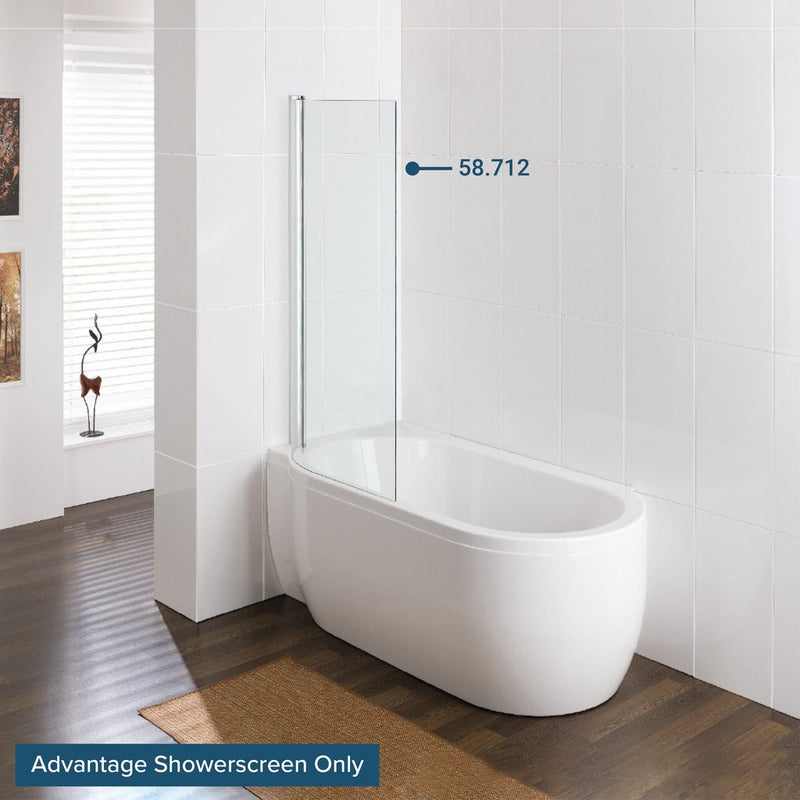 Advantage showerscreen 6mm Easyclean