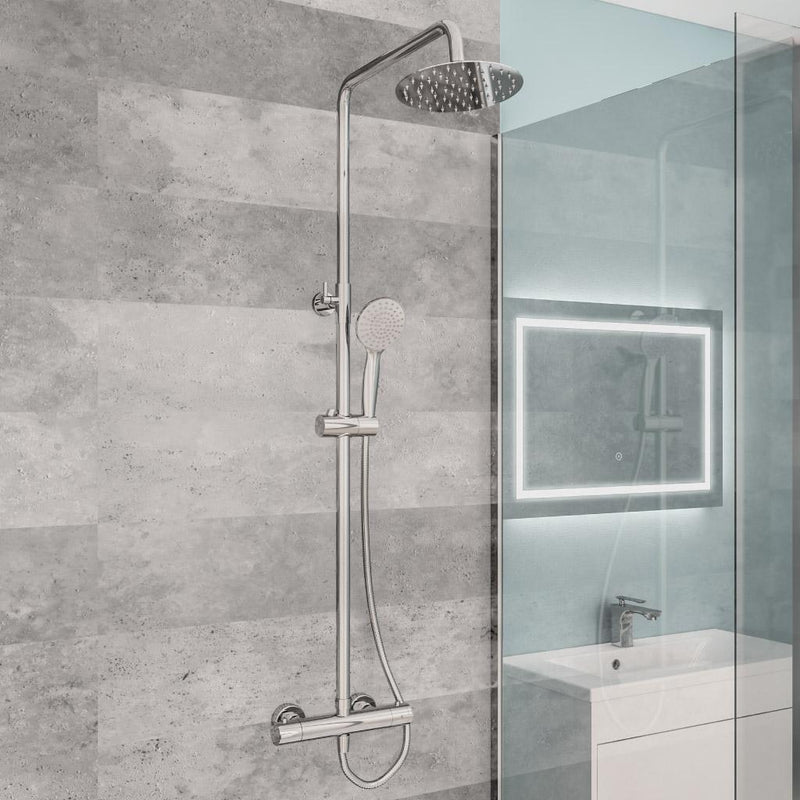 Modern Round Thermostatic Shower
